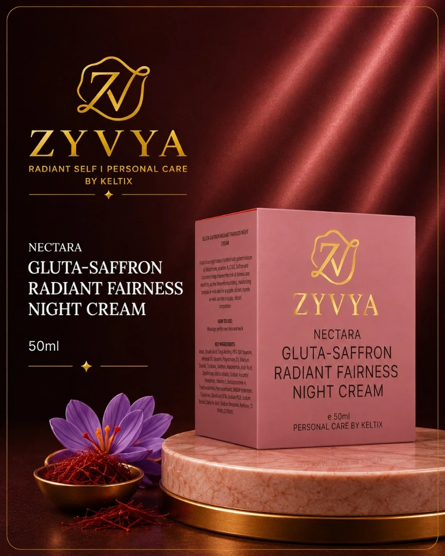 ZYVYA Nectara Gluta-Saffron Radiant Fairness Night Cream